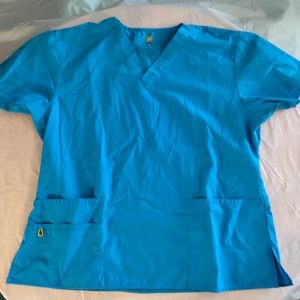 WONDERFLEX Nursing Nurse's Scrubs Scrub Top XL